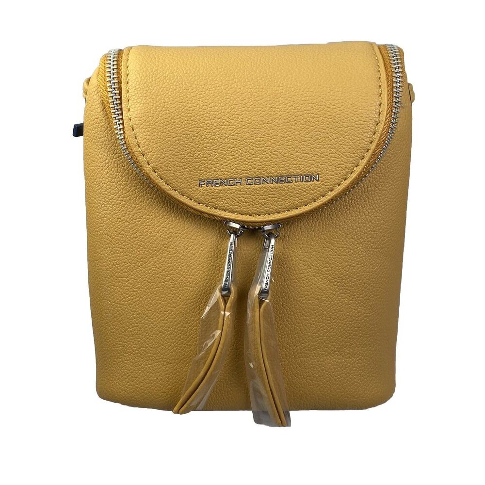 French Connection Noreen Slouchy Easy Crossbody Bag In Sunset Gold MSRP $78 NWT